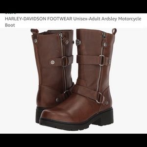 Gently used Harley-Davidson Ardsley Brown Motorcycle Boots